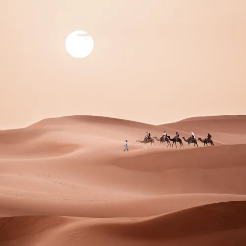 Tour nel deserto 3 giorni da Fès a Merzouga e ritorno, dune di Erg Chebbi