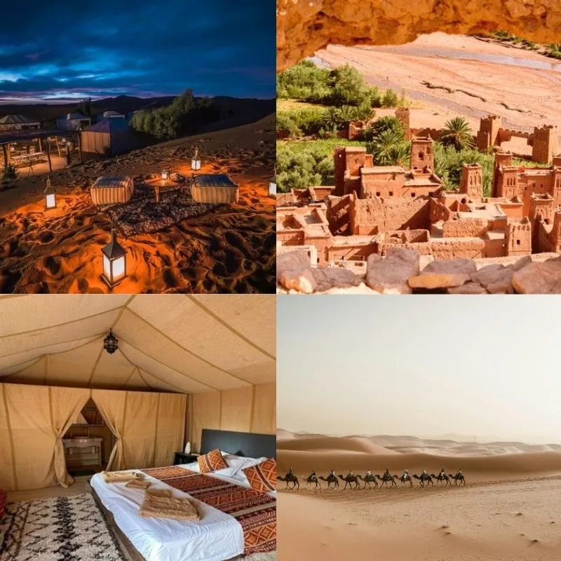 4 days desert tour from Marrakech to Merzouga