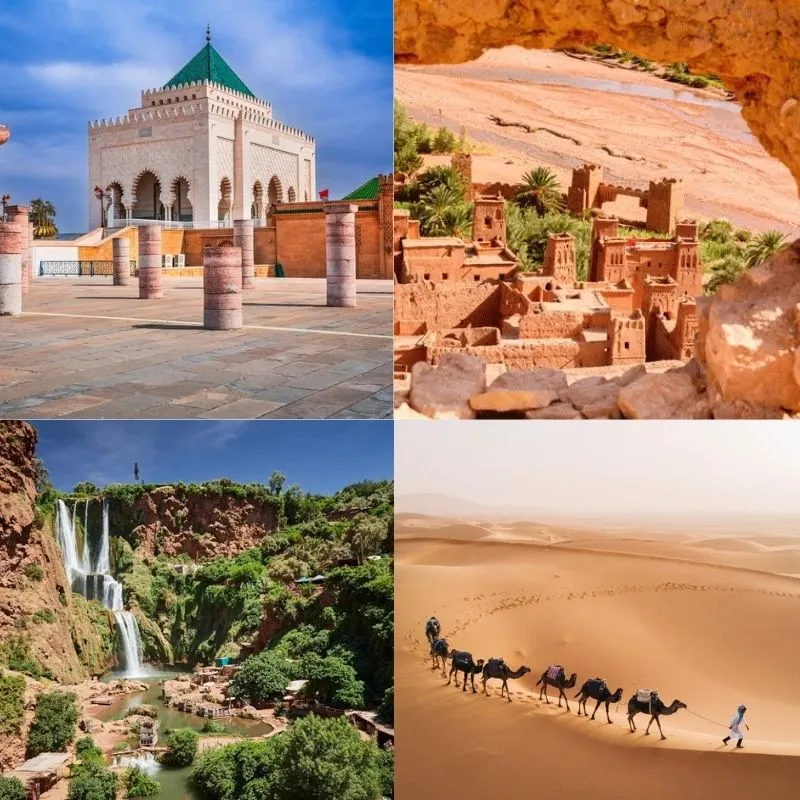 Tour 8 giorni da Agadir verso il Sahara e Marrakech