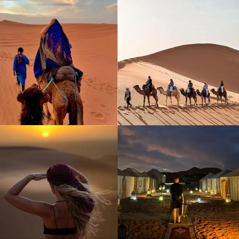 Paseo en camello con noche en Merzouga
